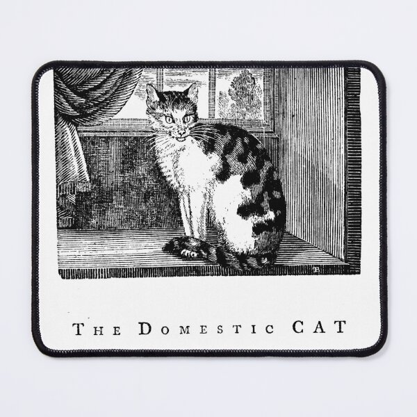 Item preview, Woodcut of a Domestic Shorthair Cat designed and sold by Pixelchicken.
