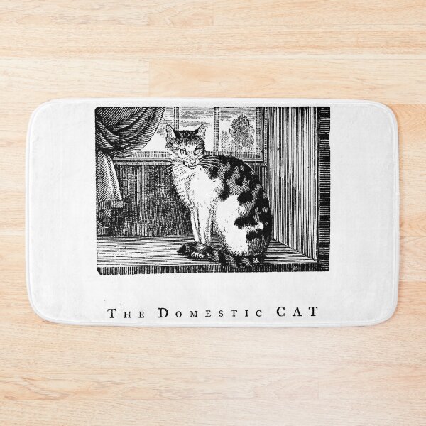 Item preview, Woodcut of a Domestic Shorthair Cat designed and sold by Pixelchicken.