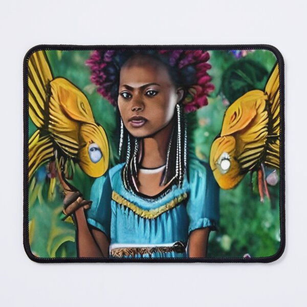 Item preview, Black Woman Earth Aura designed and sold by LoveLightGifts.