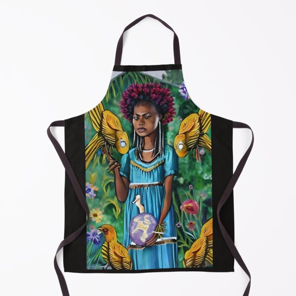 Item preview, Black Woman Earth Aura designed and sold by LoveLightGifts.