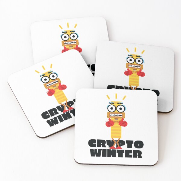 Item preview, Crypto Winter Cold Cryptocurrency Alt Coin Funny LOL Freezing Bitcoin Doge Shib XRP designed and sold by doseofwin.
