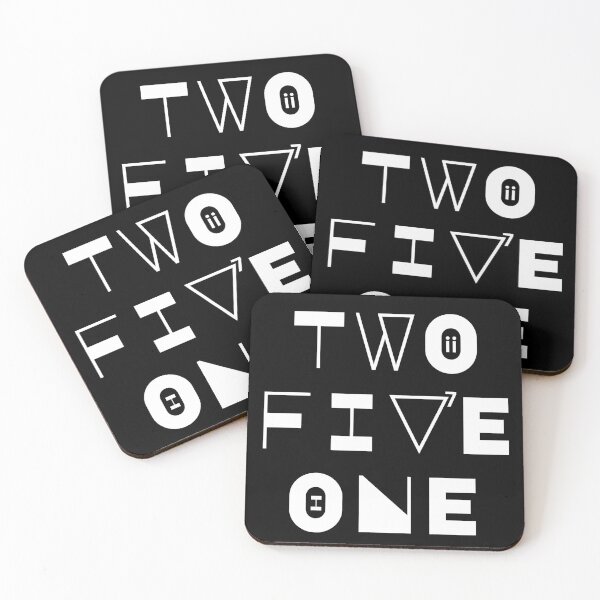 Item preview, Two Five One ii-V7-I Jazz Chord Progression - White on Black designed and sold by thomashutchings.