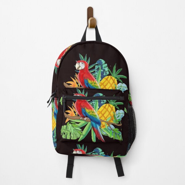 Item preview, parrot with tropical plants designed and sold by sonaadalian.
