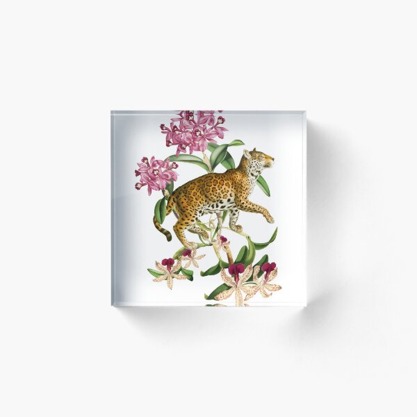 Leopard Acrylic Block