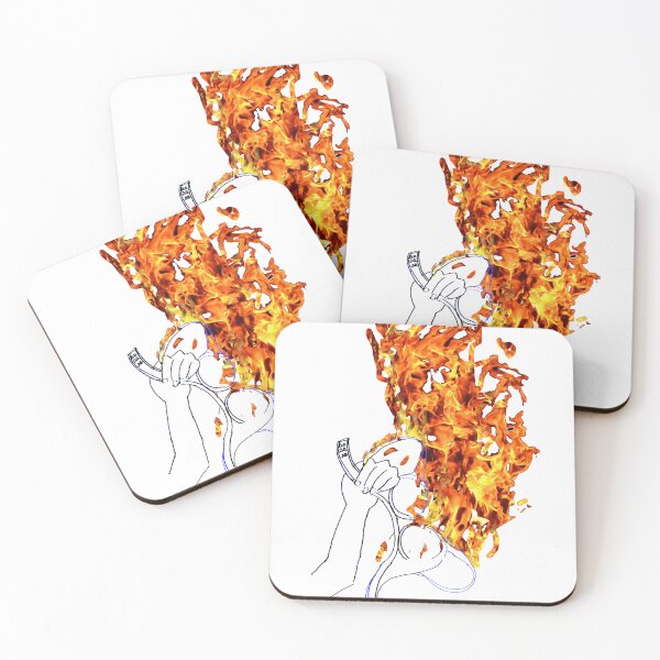 Item preview, Bra Burning meme cartoon Illustraition designed and sold by AmandaFineArt.
