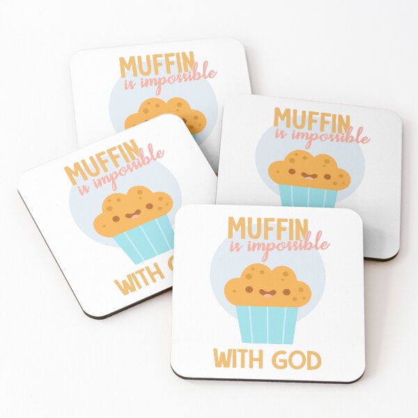Muffin Coasters (Set of 4)