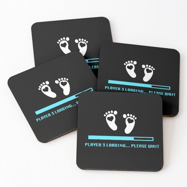 Item preview, Player 3 Loading - Funny Gaming Pregnancy Announcement designed and sold by JukeLox.