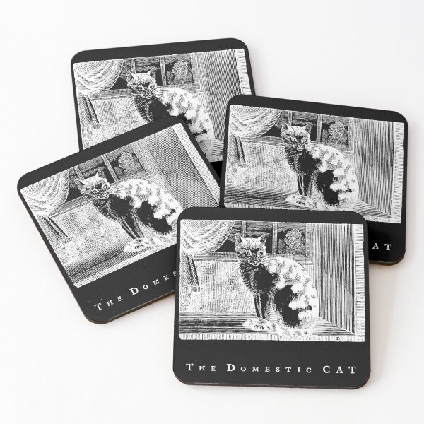 Item preview, Woodcut of a Domestic Shorthair Cat designed and sold by Pixelchicken.