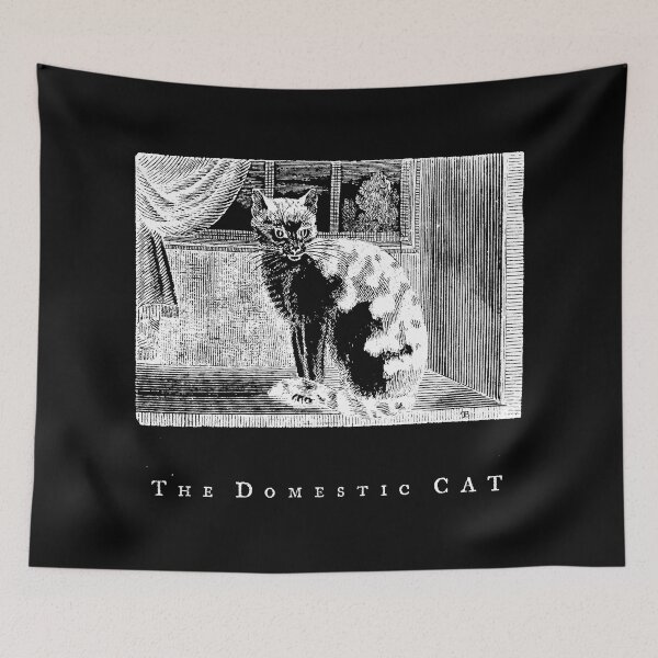 Item preview, Woodcut of a Domestic Shorthair Cat designed and sold by Pixelchicken.