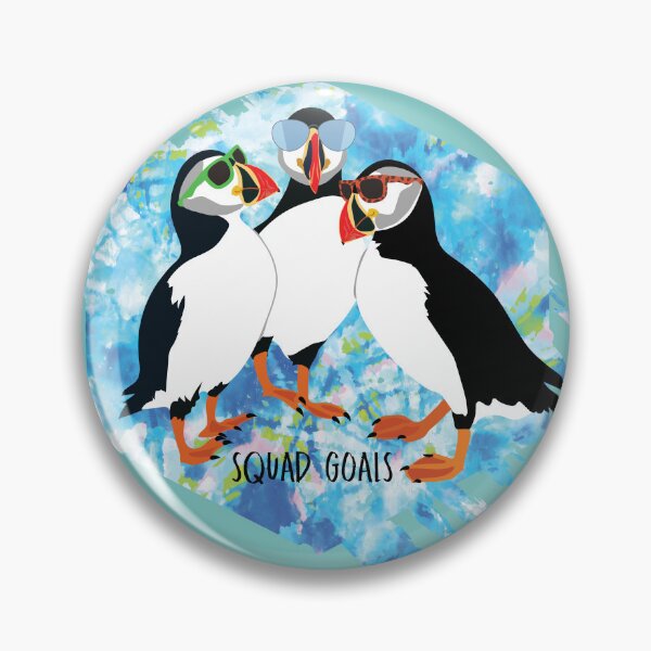 Item preview, Puffins - Squad Goals designed and sold by kspfeif.