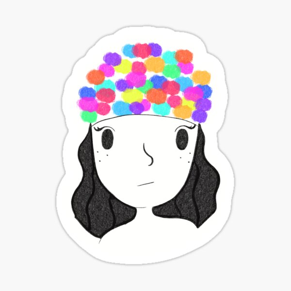 Head full  Sticker