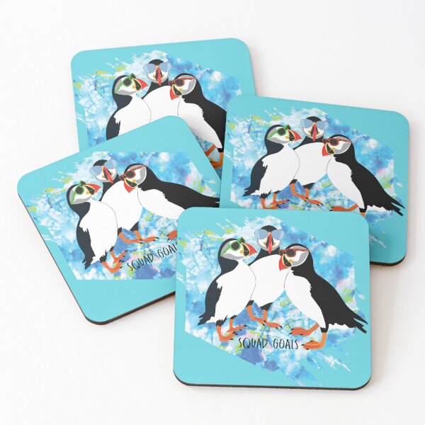 Item preview, Puffins - Squad Goals designed and sold by kspfeif.