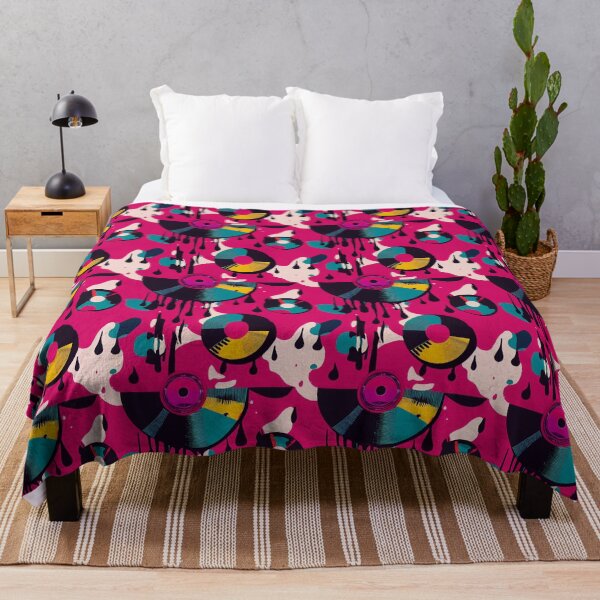 Item preview, Retro Vinyl Records - Viva Magenta designed and sold by BuraxisDesigns.