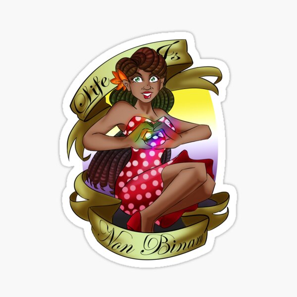 Life is Non Binary Sticker