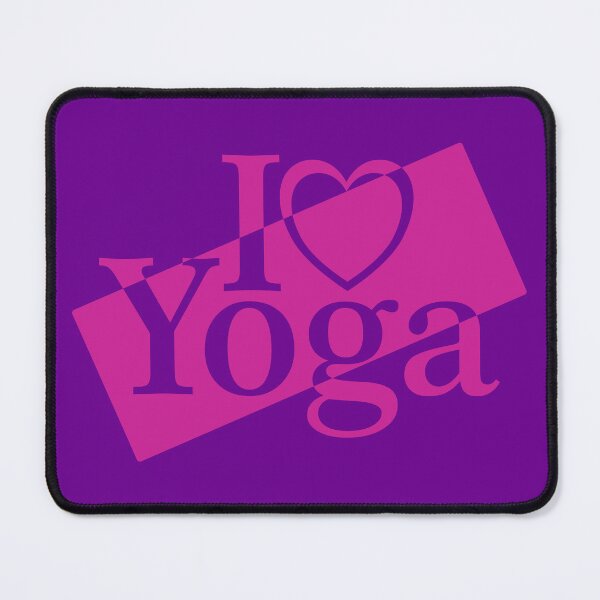Item preview, i love yoga, yoga mat designed and sold by Countryman2018.