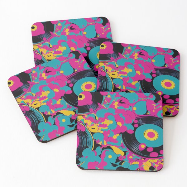 Item preview, Retro Vinyl Records - Viva Magenta designed and sold by BuraxisDesigns.