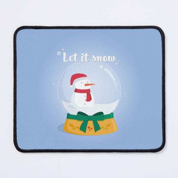 Item preview, Let it snow - Snowman in snowglobe designed and sold by tramezzino.
