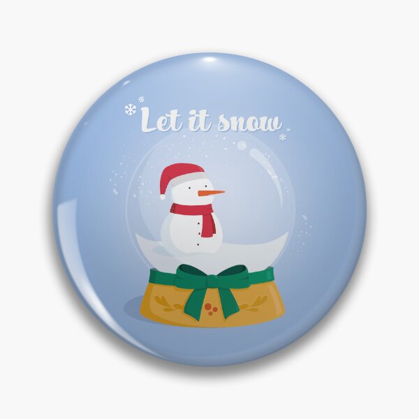 Item preview, Let it snow - Snowman in snowglobe designed and sold by tramezzino.
