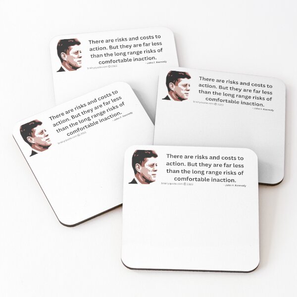 Item preview, JFK quote About risks designed and sold by FTBD  ⭐​⭐​⭐​⭐​⭐​.