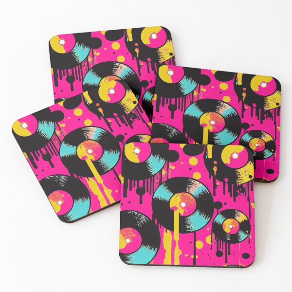 Item preview, Retro Vinyl Records - Viva Magenta designed and sold by BuraxisDesigns.
