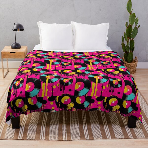 Item preview, Retro Vinyl Records - Viva Magenta designed and sold by BuraxisDesigns.