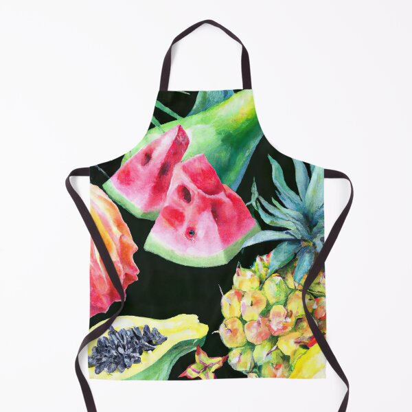 Item preview, Tropical Island fruit and flowers designed and sold by TsunamiBlue.