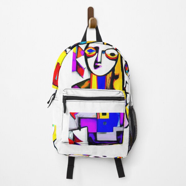 Item preview, Cubist Abstract 1980s Acid House Ravers designed and sold by AbstractAcid.