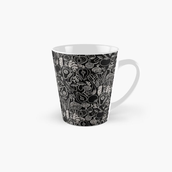 Dark Tooty Fruity Line Art Tall Mug