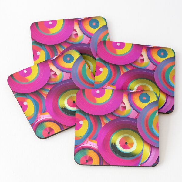 Item preview, Retro Vinyl Records - Viva Magenta designed and sold by BuraxisDesigns.