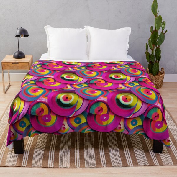 Item preview, Retro Vinyl Records - Viva Magenta designed and sold by BuraxisDesigns.
