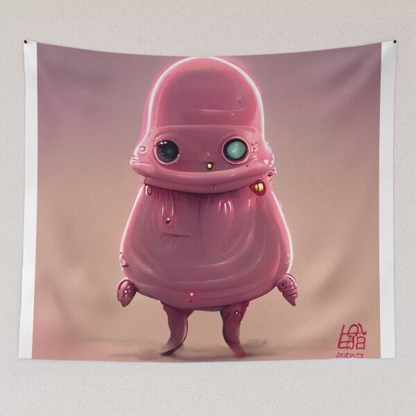 Item preview, Lil Pink Blob Dude designed and sold by TheCensoredBois.