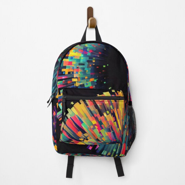 Item preview, Abstract Digital Glitch - Blurred Rainbow designed and sold by Mitch-Angelo.