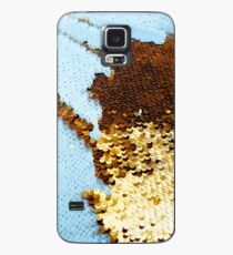 Golden sequin splash Case/Skin for Samsung Galaxy