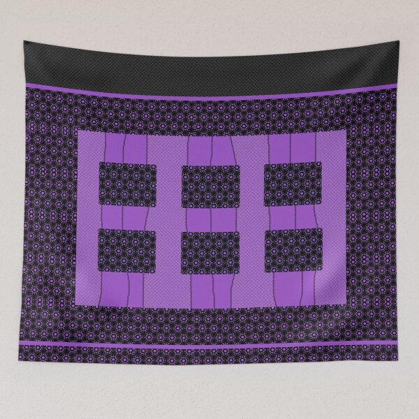 Artikelvorschau, Royal Purple, modernes Textildesign, geometrisch entworfen und verkauft von ackelly4.