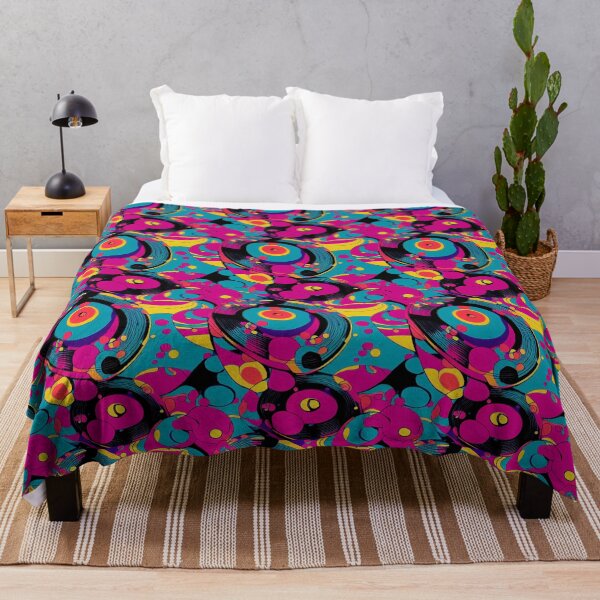 Item preview, Retro Vinyl Records - Viva Magenta designed and sold by BuraxisDesigns.