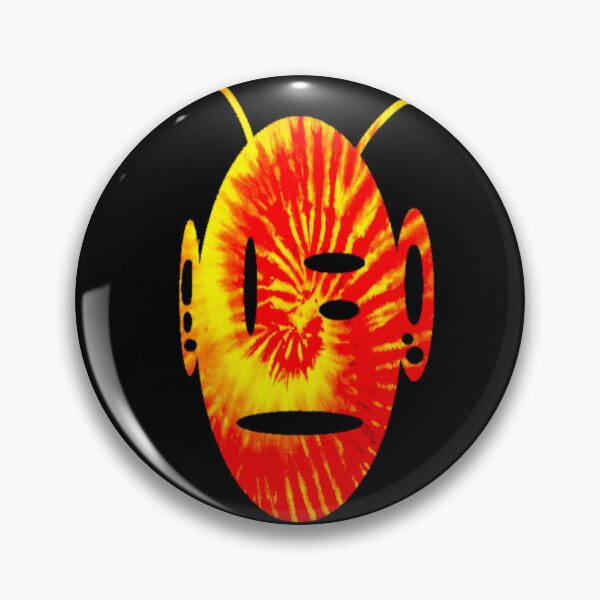 Item preview, Three eyed Alien silhouette  orange color cartoon Vector design original artwork by sage alien designed and sold by Design Repo.