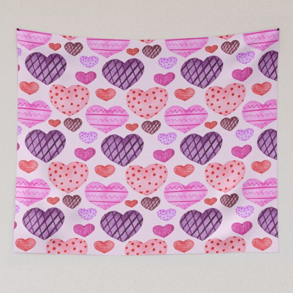 Item preview, Valentine's Day Hearts Pattern designed and sold by silviaol.