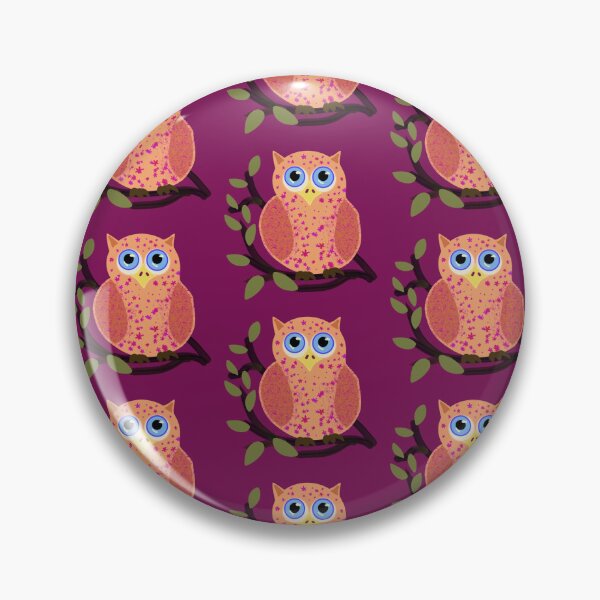 Item preview, Doodle Owl half drop pattern  designed and sold by Jodi Mahaffey.