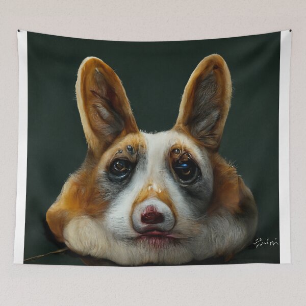 Item preview, Corgi-Rabbit Hybrid designed and sold by TheCensoredBois.