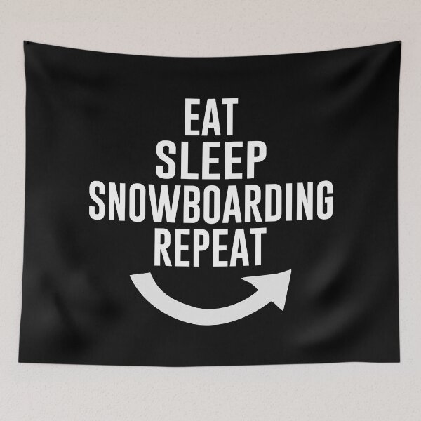 Item preview, Eat Sleep Snowboarding Repeat designed and sold by Ching Teoh.