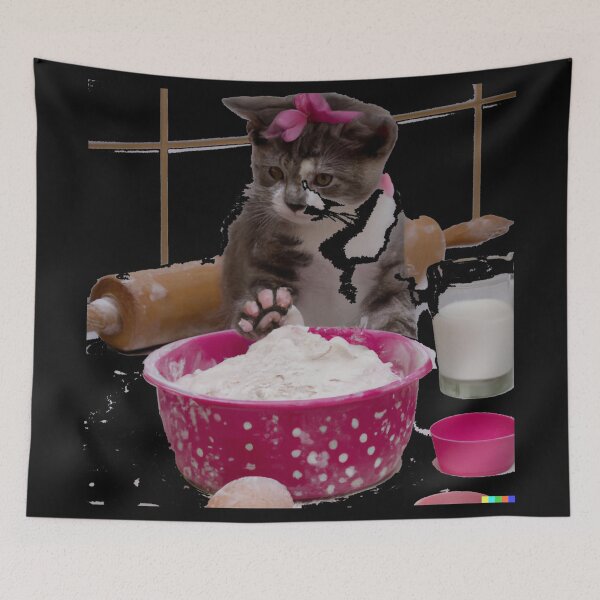 Item preview, Funny Cat Baking Biscuits designed and sold by JOY STORE 45.
