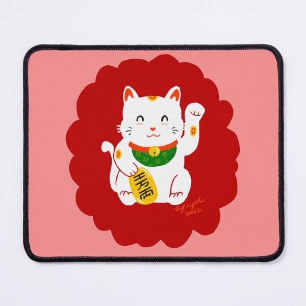 Item preview, Lucky cat designed and sold by CKCRedbubble.