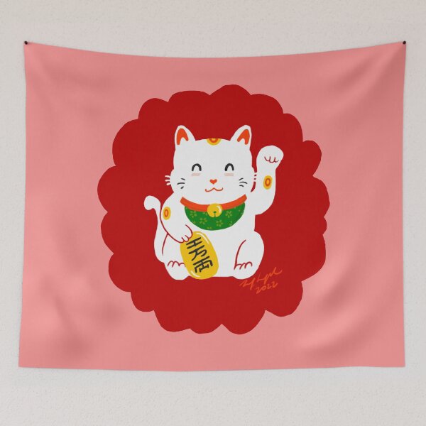 Item preview, Lucky cat designed and sold by CKCRedbubble.