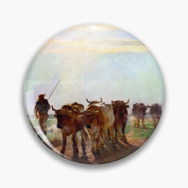 Item preview, Oxen Going to the Plow Troyon designed and sold by Weston  Westmoreland.