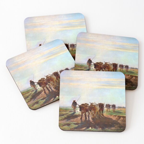 Item preview, Oxen Going to the Plow Troyon designed and sold by Weston  Westmoreland.