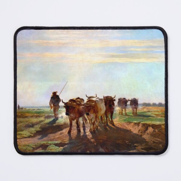 Item preview, Oxen Going to the Plow Troyon designed and sold by Weston  Westmoreland.