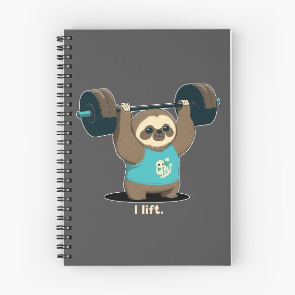 Item preview, Weightlifting Sloth designed and sold by Bondoboxy.