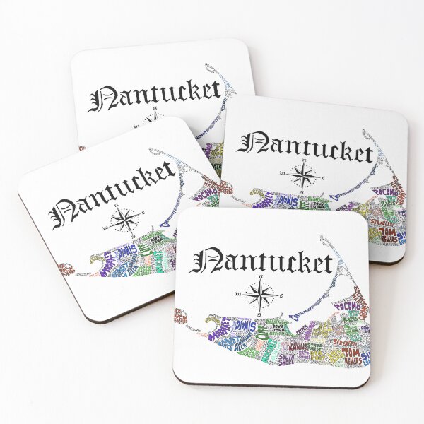 Item preview, Nantucket Word Map designed and sold by Conor Plunkett.
