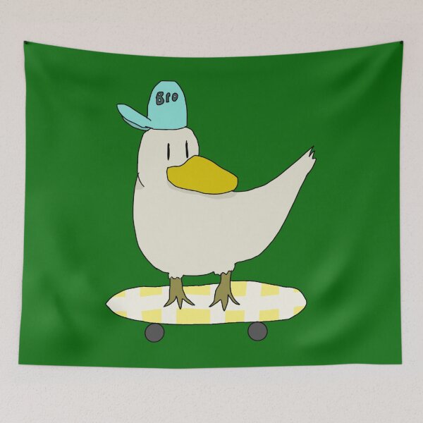 Item preview, Duck on a Skateboard designed and sold by Usagicollection.