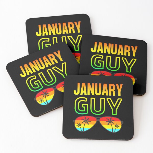 Item preview, JANUARY GUY -  for January Birthday, January Man Birthday designed and sold by Sun Sand & Sea Art.